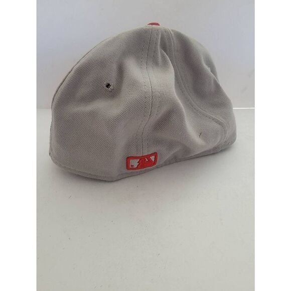 New Era Performance Headwear New York Yankees Unisex Hat In Gray/Orange Size 7